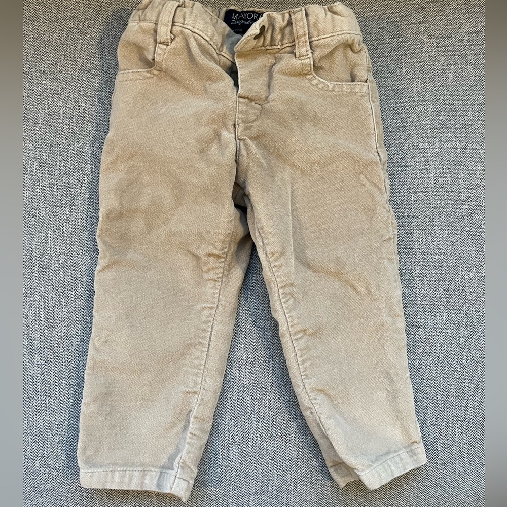 Mayoral khaki pants, size 12 month